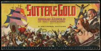 1p0619 SUTTER'S GOLD 13x26 pressbook 1936 Edward Arnold & Binnie Barnes in California Gold Rush!