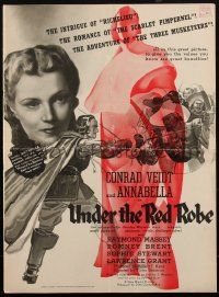 1p0158 UNDER THE RED ROBE 16x22 pressbook 1937 Conrad Veidt, Annabella, Victor Sjostrom, very rare!