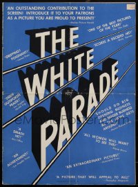 1p0161 WHITE PARADE 16x22 pressbook 1934 Loretta Young is a nurse in love with John Boles, rare!
