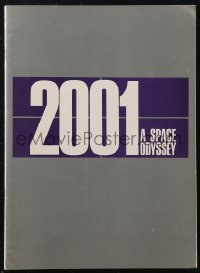 1p1213 2001: A SPACE ODYSSEY souvenir program book 1968 Stanley Kubrick, cool images & information!