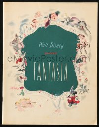 1p1222 FANTASIA roadshow souvenir program book 1940 Disney musical cartoon classic in Fantasound!