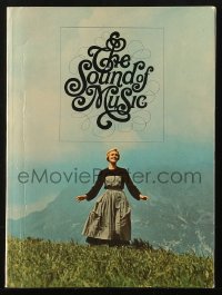 1p1236 SOUND OF MUSIC souvenir program book 1965 Julie Andrews, Robert Wise musical classic!