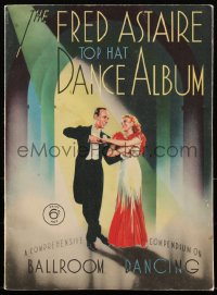 1p1117 TOP HAT softcover English dance album 1935 Astaire & Rogers, ballroom dancing compendium!