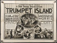 1p1180 TRUMPET ISLAND 21x28 promo brochure 1920 Marguerite De La Motte, ultra rare!