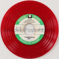 1p1693 FAHRENHEIT 451 45 RPM radio spots record 1967 commercials from Universal, ultra rare!