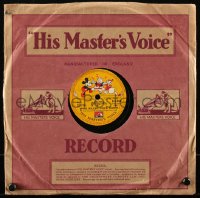 1p0663 WHO KILLED COCK ROBIN 78 RPM English record 1936 Disney cartoon, His Master's Voice!