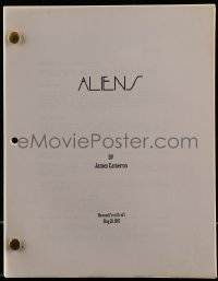 1p1039 ALIENS script copy 2000s you can see exactly how the original script was written!