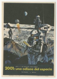 1p1806 2001: A SPACE ODYSSEY Spanish herald 1968 Stanley Kubrick, McCall art of astronauts!