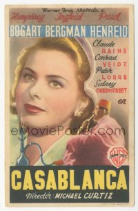 1p1808 CASABLANCA Spanish herald 1946 different image of Ingrid Bergman, Michael Curtiz classic!