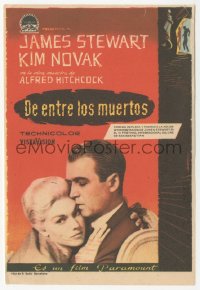 1p1813 VERTIGO Spanish herald 1959 Alfred Hitchcock, James Stewart, Kim Novak, Albericio art!