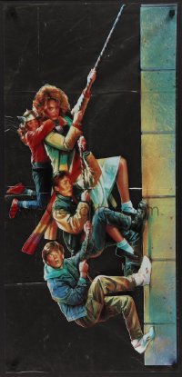 1p0892 ADVENTURES IN BABYSITTING 19x39 static cling poster 1987 Drew Struzan art of Elisabeth Shue!