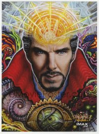 1p0922 DOCTOR STRANGE IMAX advance mini poster 2016 Randal Roberts color art of Benedict Cumberbatch