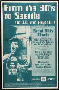 1p0269 STEAL THIS MOVIE 11x17 special poster 2000 images of Abbie Hoffman, the Chicago Eight Trial!