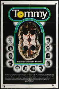 1p1636 TOMMY 1sh 1975 The Who, Daltrey, mirror image, your senses will never be the same!