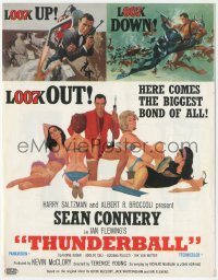 1p1210 THUNDERBALL English trade ad 1966 Sean Connery as James Bond, how to fix a James Bond Week!