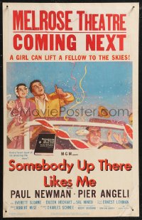 1p0509 SOMEBODY UP THERE LIKES ME WC 1956 Paul Newman as boxing champion Rocky Graziano at parade!