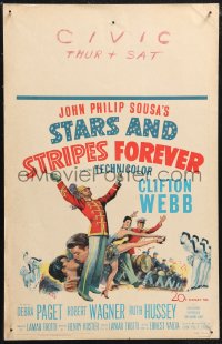 1p0512 STARS & STRIPES FOREVER WC 1953 Clifton Webb as band leader & composer John Philip Sousa!