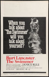 1p0517 SWIMMER WC 1968 Burt Lancaster, directed by Frank Perry, will you talk about yourself?
