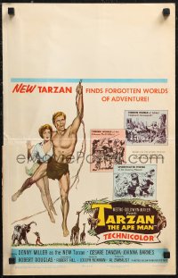 1p0519 TARZAN THE APE MAN WC 1959 Edgar Rice Burroughs, Denny Miller & sexy Joanna Barnes!