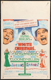 1p0527 WHITE CHRISTMAS WC R1961 Bing Crosby, Danny Kaye, Clooney, Vera-Ellen, Irving Berlin classic!