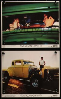 1p1904 AMERICAN GRAFFITI 6 8x10 mini LCs 1974 George Lucas teen classic, it was the time of your life!