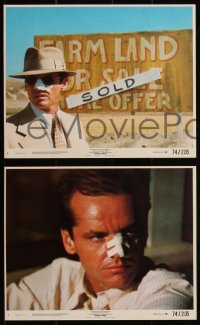 1p1905 CHINATOWN 6 8x10 mini LCs 1974 images of Jack Nicholson, John Huston, Roman Polanski classic!
