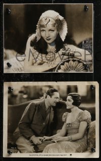 1p1894 CLAUDETTE COLBERT 7 from 7.25x9.5 to 8x10 stills 1930s great portraits of the star, Cleopatra!