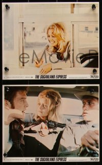 1p1912 SUGARLAND EXPRESS 6 8x10 mini LCs 1974 Spielberg, every cop in state is after Goldie Hawn!