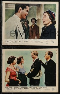 1p1821 BELLES ON THEIR TOES 8 color English FOH LCs 1952 Jeanne Crain, Debra Paget, Carmichael!