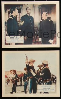 1p1845 SERGEANT RUTLEDGE 8 color English FOH LCs 1960 John Ford, Jeffrey Hunter, Towers, Strode!