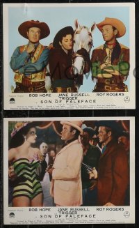 1p1846 SON OF PALEFACE 8 color English FOH LCs 1952 Roy Rogers & Trigger, Bob Hope & Jane Russell!