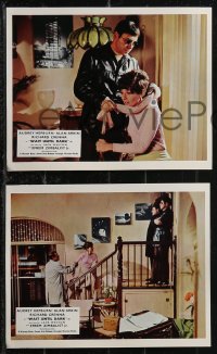 1p1817 WAIT UNTIL DARK 9 color English FOH LCs 1968 blind Audrey Hepburn is terrorized by Alan Arkin!