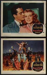 1p1348 DOWN TO EARTH 5 LCs 1946 Rita Hayworth takes the town in a whirl of dancing & romancing!