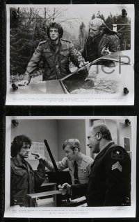 1p1126 FIRST BLOOD presskit w/ 9 stills 1982 Sylvester Stallone as Rambo, Richard Crenna, Dennehy