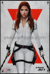 1r0967 BLACK WIDOW teaser DS 1sh 2021 Scarlet Johansson as Natasha Romanoff, Marvel superhero!