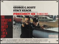 1r0481 NEW CENTURIONS British quad 1972 George Scott, Keach, a story about cops written by a cop!