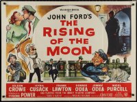 1r0486 RISING OF THE MOON British quad 1957 Ford's 3 short stories about life in Ireland, rare!
