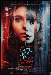1r0267 LAST NIGHT IN SOHO teaser DS Canadian 1sh 2021 split image of Thomasin McKenzie, Anya Taylor-Joy!