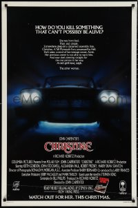 1r0990 CHRISTINE advance 1sh 1983 written by Stephen King, directed by John Carpenter, killer car!