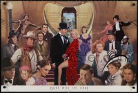1r0181 CLEMENT MICARELLI 24x36 commercial poster 1994 Gone With The Stars, Monroe, Gable and more!