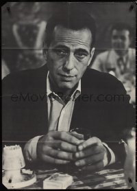 1r0185 HUMPHREY BOGART 29x41 commercial poster 1966 cool image of Bogey smiling with drink!