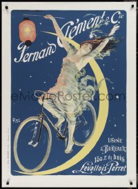1r0187 JEAN DE PALEOLOGU 32x44 French commercial poster 1970s reprint of circa 1897 Clement poster!