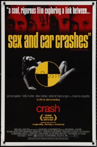 1r1003 CRASH 1sh 1996 David Cronenberg, James Spader & sexy Deborah Kara Unger!