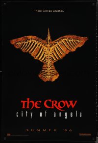 1r1009 CROW: CITY OF ANGELS teaser 1sh 1996 Tim Pope directed, believe in the power of another!