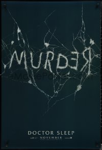 1r1032 DOCTOR SLEEP teaser DS 1sh 2019 Shining sequel, McGregor, Redrum/Murder in broken mirror!