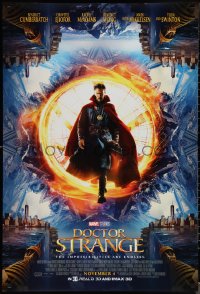 1r1033 DOCTOR STRANGE advance DS 1sh 2016 sci-fi image of Benedict Cumberbatch in the title role!