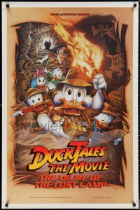 1r1038 DUCKTALES: THE MOVIE DS 1sh 1990 Walt Disney, Scrooge McDuck, cool adventure art by Drew!