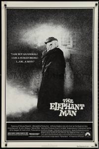1r1041 ELEPHANT MAN 1sh 1980 John Hurt is not an animal, Anthony Hopkins, directed by David Lynch!