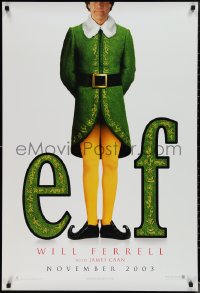 1r1042 ELF teaser 1sh 2003 Jon Favreau directed, James Caan & Will Ferrell in Christmas comedy!