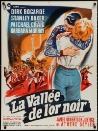 1r0734 CAMPBELL'S KINGDOM French 23x32 1958 completely different art of Dirk Bogarde and Murray!!